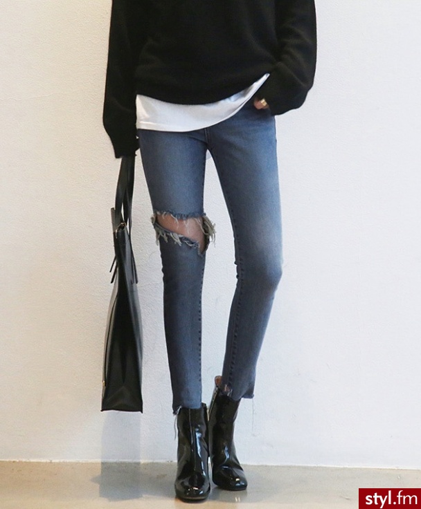 Jeansy Spodnie Moda