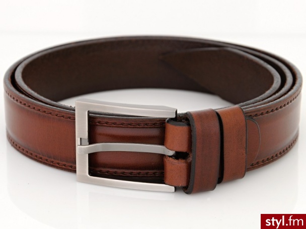 TRK pasek GEL122 brązowy - Paski Dodatki Moda