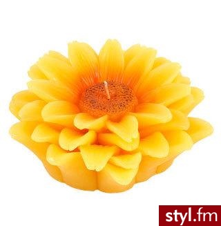 Świeczka - słonecznik doda pomieszczeniu nie tylko więcej wiosny, ale także słońca! - 10$ - Gadżety Inne Moda
