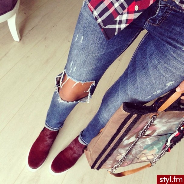 Jeansy Spodnie Moda