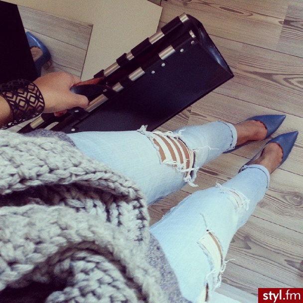 Jeansy Spodnie Moda