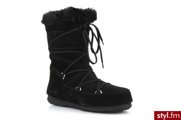 Moon Boot PÓŁBUTY I BOTKI BUTTER MID BY MOON BOOT (Czarny) - Botki Buty Moda