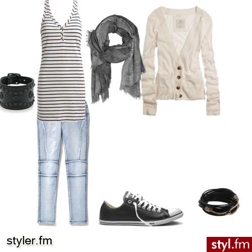 Do szkoły. :) dziewczęco i modnie - Styler