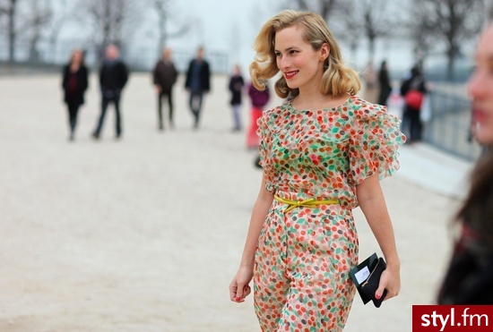 Paris Fashion Week Spring 2013. Sonia Rykiel dress - Dzienne Sukienki Moda