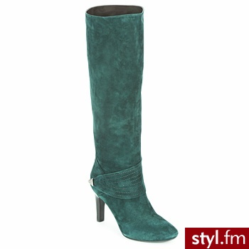 Alberto Gozzi BUTY CAMOSCIO OTTANIO GRIGIO / Tortora - Kozaki Buty Moda