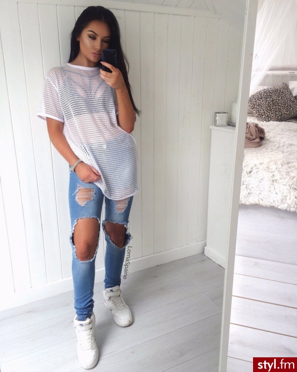 Jeansy Spodnie Moda