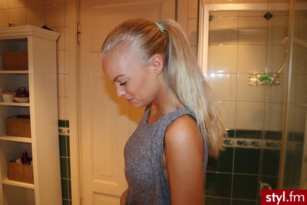Blond Rozpuszczone Proste Na co dzień Długie Fryzury