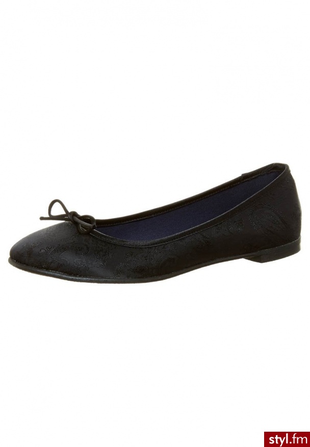 Jonny´s Vegan Baleriny czarny - Balerinki Buty Moda