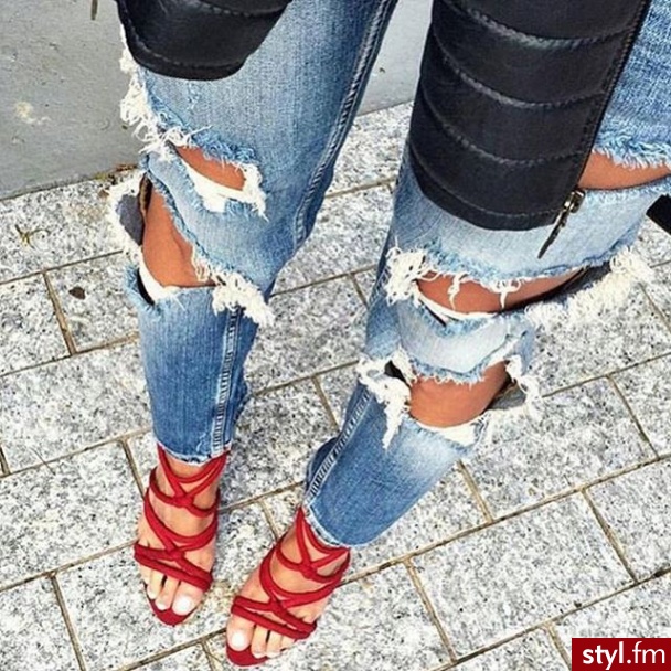 Jeansy Spodnie Moda