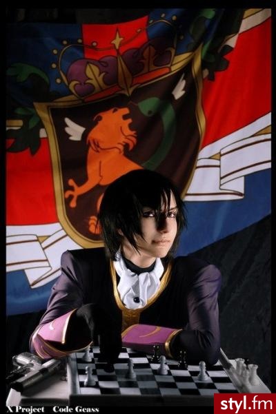 cosplay lulu. Code geass :D - Średnie Męskie Fryzury