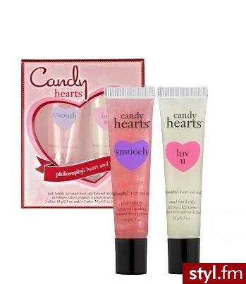 niech twoje całusy będą jeszcze słodsze dzięki Philisophy candy heart lip duo - 20$ - Gadżety Inne Moda