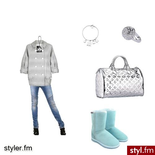 błękitno - Styler