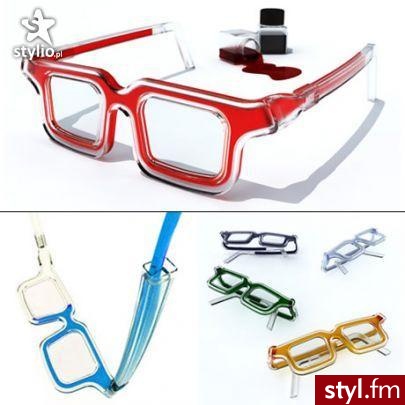 RbG rainbow glasses to przezroczyste i zupełnie puste okulary, które można wypełnić kolorowym tuszem. Autorem projektu jest portugalski designer Luis Porem Pires. - Misz-masz