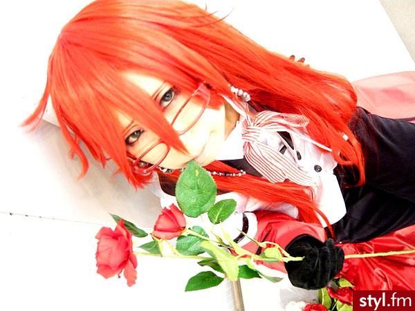 Grell. Kocham tego pana <3 - Średnie Fryzury