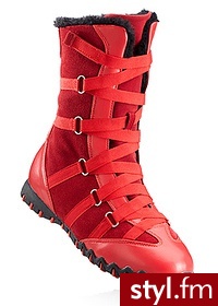 Bonprix Kozaki czerwony 946760_11589 - Kozaki Buty Moda