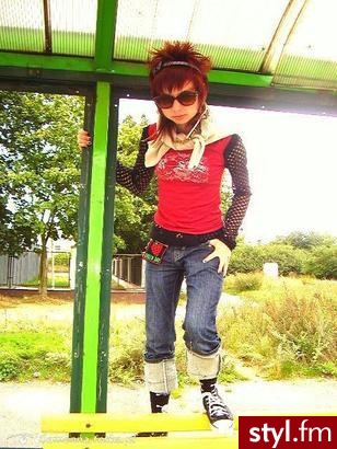 EMO Alternatywne Średnie Fryzury