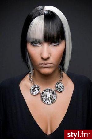 Średnie Fryzury