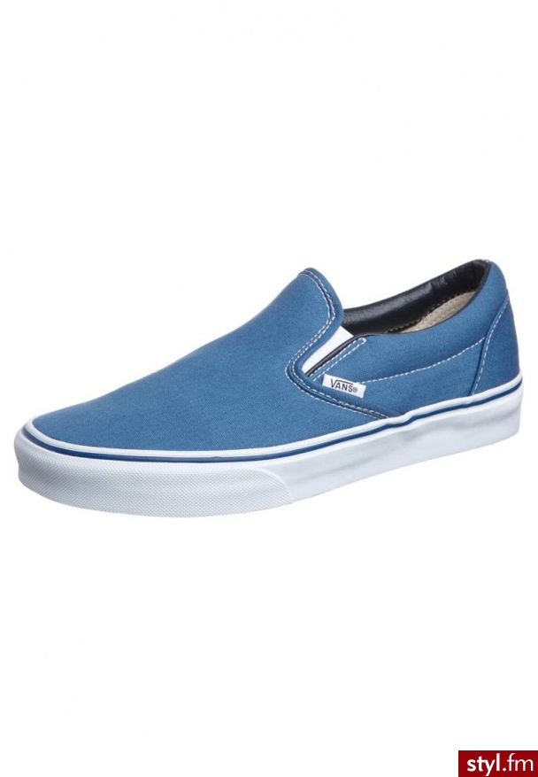 Vans CLASSIC SLIPON Półbuty wsuwane niebieski - Półbuty Buty Moda