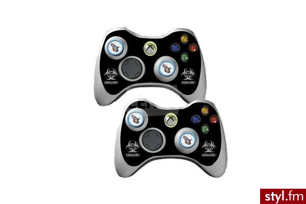 Controller Metal Skin Biohazard - Folia Xbox - Portfele i etui Dodatki Moda
