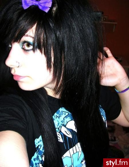 EMO Alternatywne Średnie Fryzury