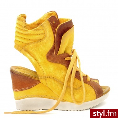 Venezia SANDAŁY NA KOTURNIE 859009 MIMCU - Koturny Buty Moda