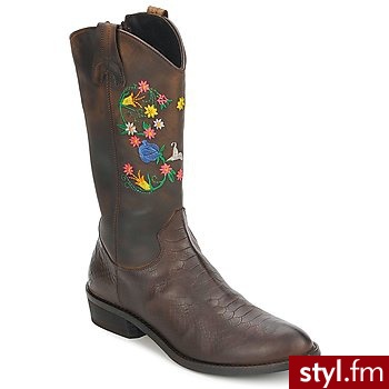 Hip Buty Dziecko  Plichi Brown - Kozaki Buty Moda
