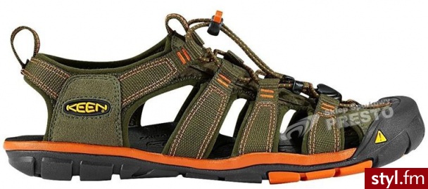 Keen Sandały męskie Clearwater CNX Forest Night/Rust - Sandały Buty Moda