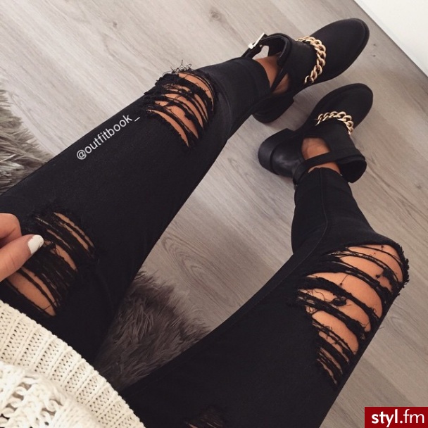 Jeansy Spodnie Moda