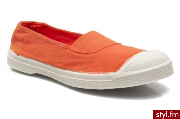 Bensimon BALERINKI TENNIS ELASTIQUE F BY BENSIMON (Pomarańczowy) - Balerinki Buty Moda