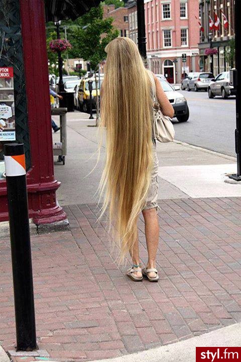Blond Rozpuszczone Proste Na co dzień Długie Fryzury