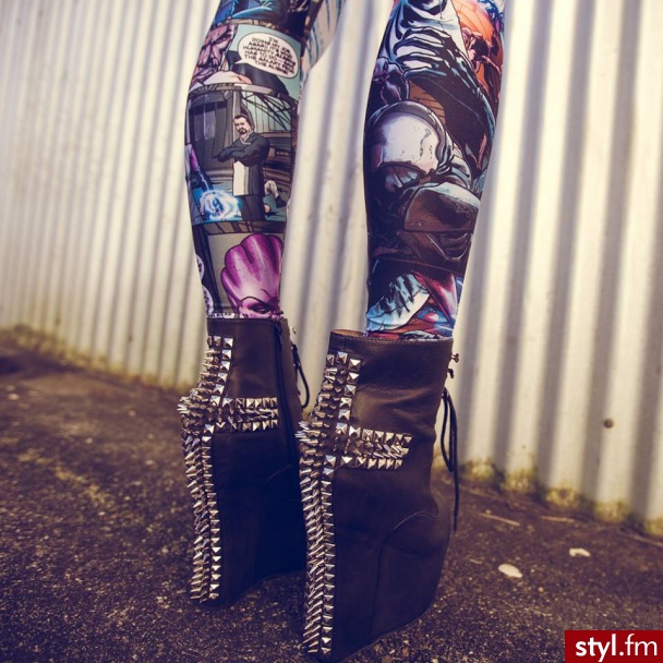 Leginsy Spodnie Moda