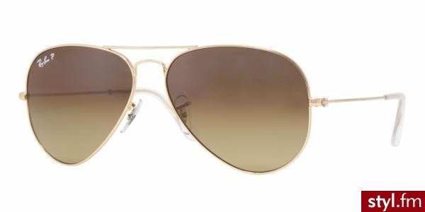 RAY BAN okulary przeciwsłoneczne 8041 001/M2 M,L polaryzacja - Okulary Dodatki Moda