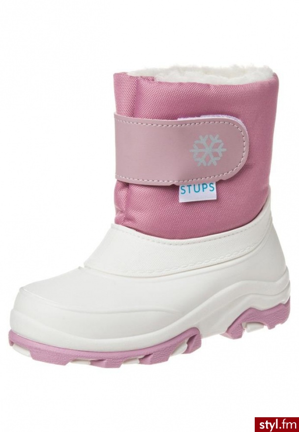 STUPS Śniegowce różowy (E-159) - Pozostałe Buty Moda