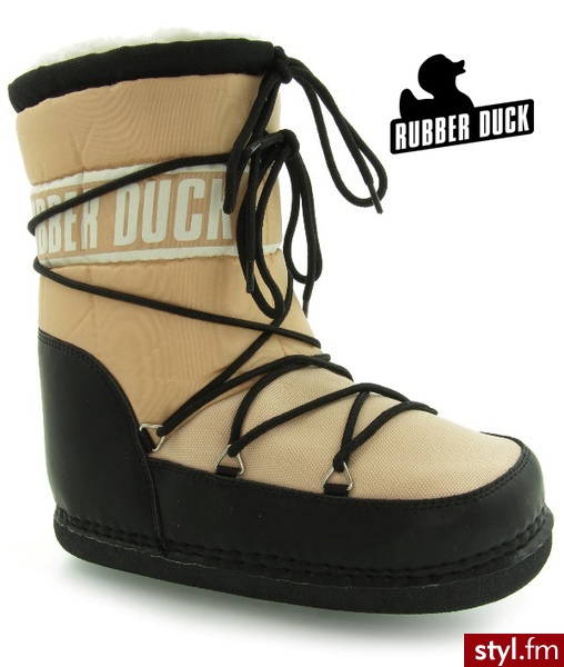 Rubber Duck ŚNIEGOWCE BIG FOOT NYLON MULTI SAND - Kozaki Buty Moda