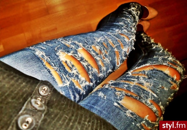 Jeansy Spodnie Moda