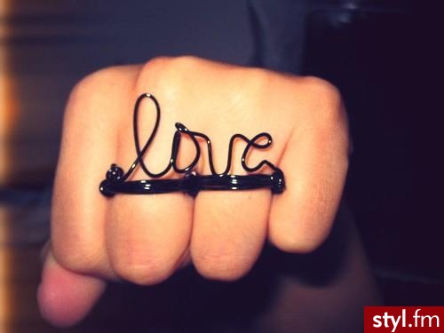 LOVE - Pierścionki Biżuteria Moda