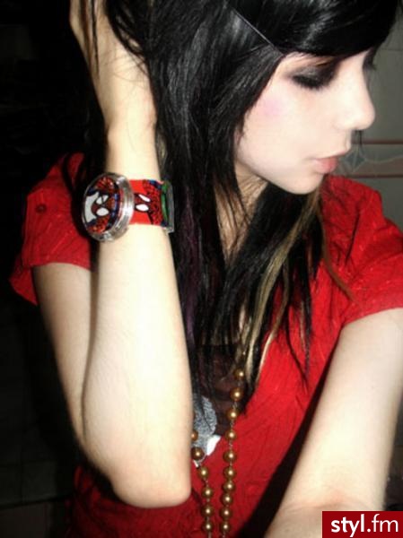 EMO Alternatywne Średnie Fryzury
