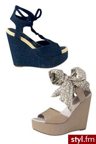 Sandałki na koturnach od GAP. Sandałki na koturnach od GAP. Buty będą dostępne pod koniec kwietnia, ich cena to około 80$-100$. - Pozostałe Buty Moda