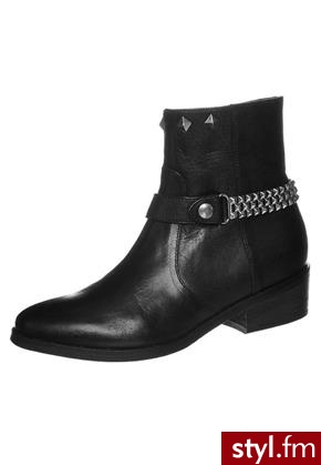 Janet & Janet Botki kowbojki i motocyklowe czarny (32109) - Pozostałe Buty Moda