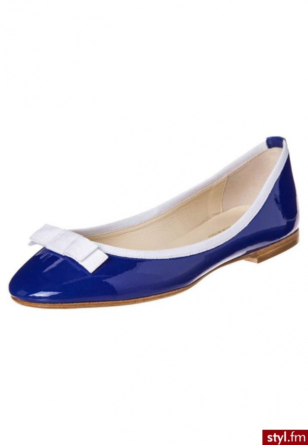 Gianna Meliani AUDREY Baleriny niebieski - Balerinki Buty Moda