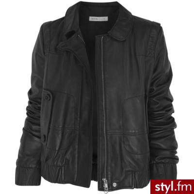 See by Chloe Nappa-leather bomber jacket - Polyvore. Pobrano ze strony: http://www.polyvore.com/see_chloe_nappa-leather_bomber_jacket/thing?id=18154373 - Pozostałe Ciuchy Moda