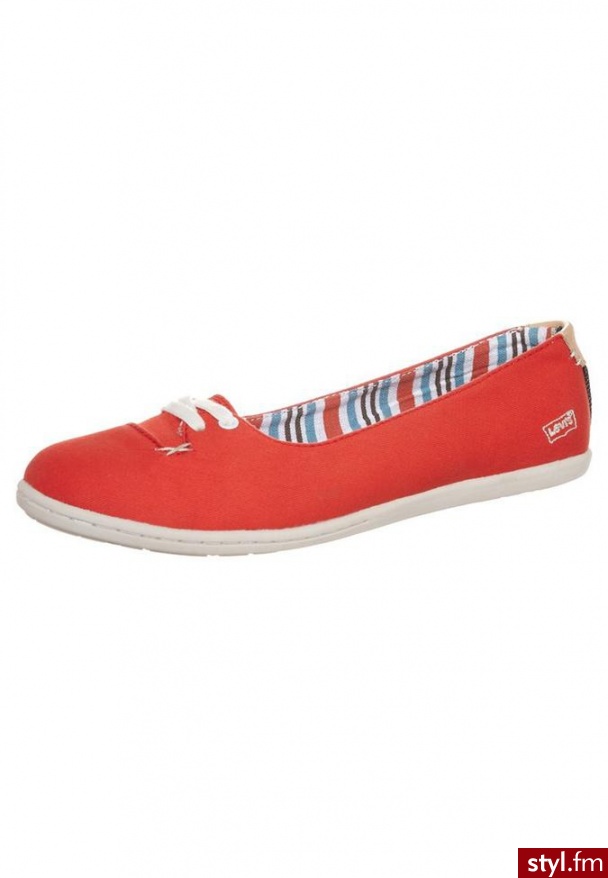 Levis® Baleriny czerwony - Balerinki Buty Moda