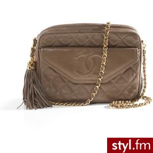 Buy CHANEL VINTAGE Taupe quilted shoulder bag from Matches F... - Polyvore. Pobrano ze strony: http://www.polyvore.com/buy_chanel_vintage_taupe_quilted/thing?id=14452934 - Pozostałe Torebki Moda