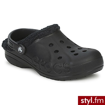 Crocs Chodaki BAYA LINED Black - Pozostałe Buty Moda