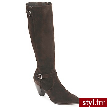 Fidji BUTY BIDELLE Brown - Kozaki Buty Moda