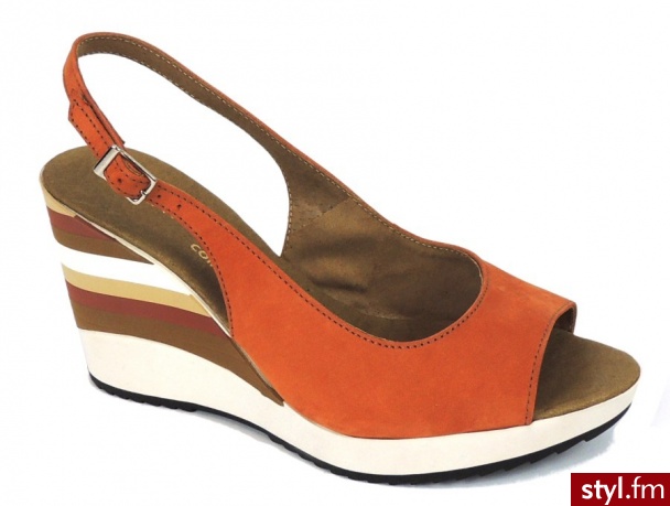 Agryd Czółenko na koturnie 2240170D - Koturny Buty Moda