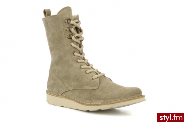 Eden PÓŁBUTY I BOTKI PAULA CV BY EDEN (Beżowy) - Botki Buty Moda