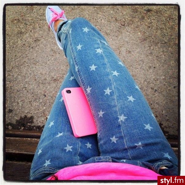 Jeansy Spodnie Moda