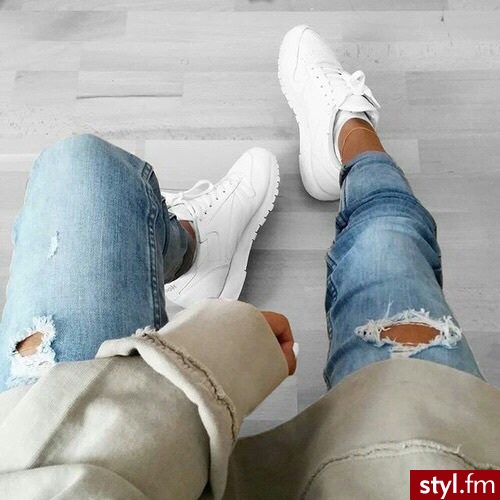 Jeansy Spodnie Moda