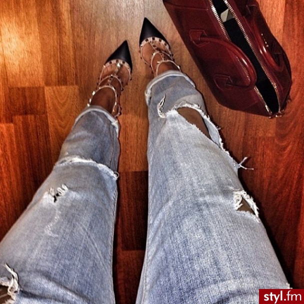 Jeansy Spodnie Moda